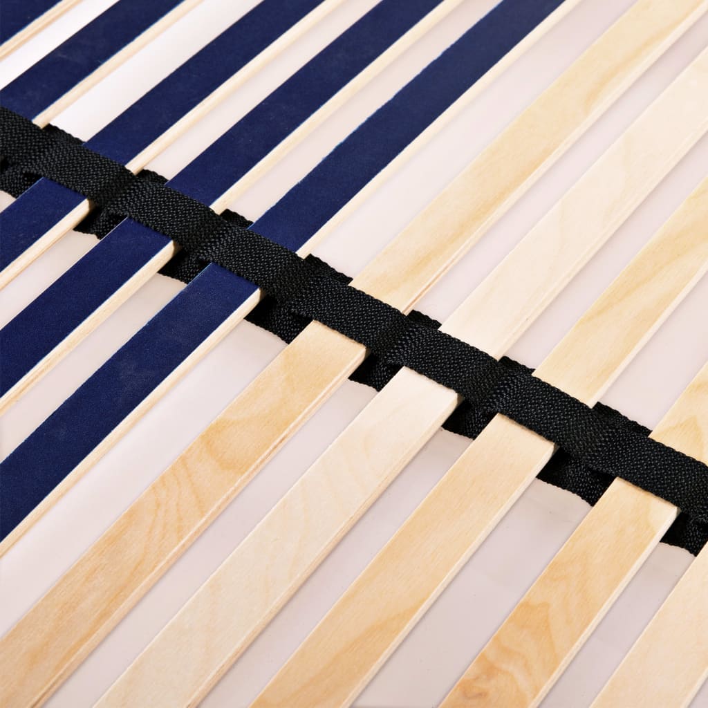 Slatted Bed Base with 42 Slats 7 Zones 100x200 cm