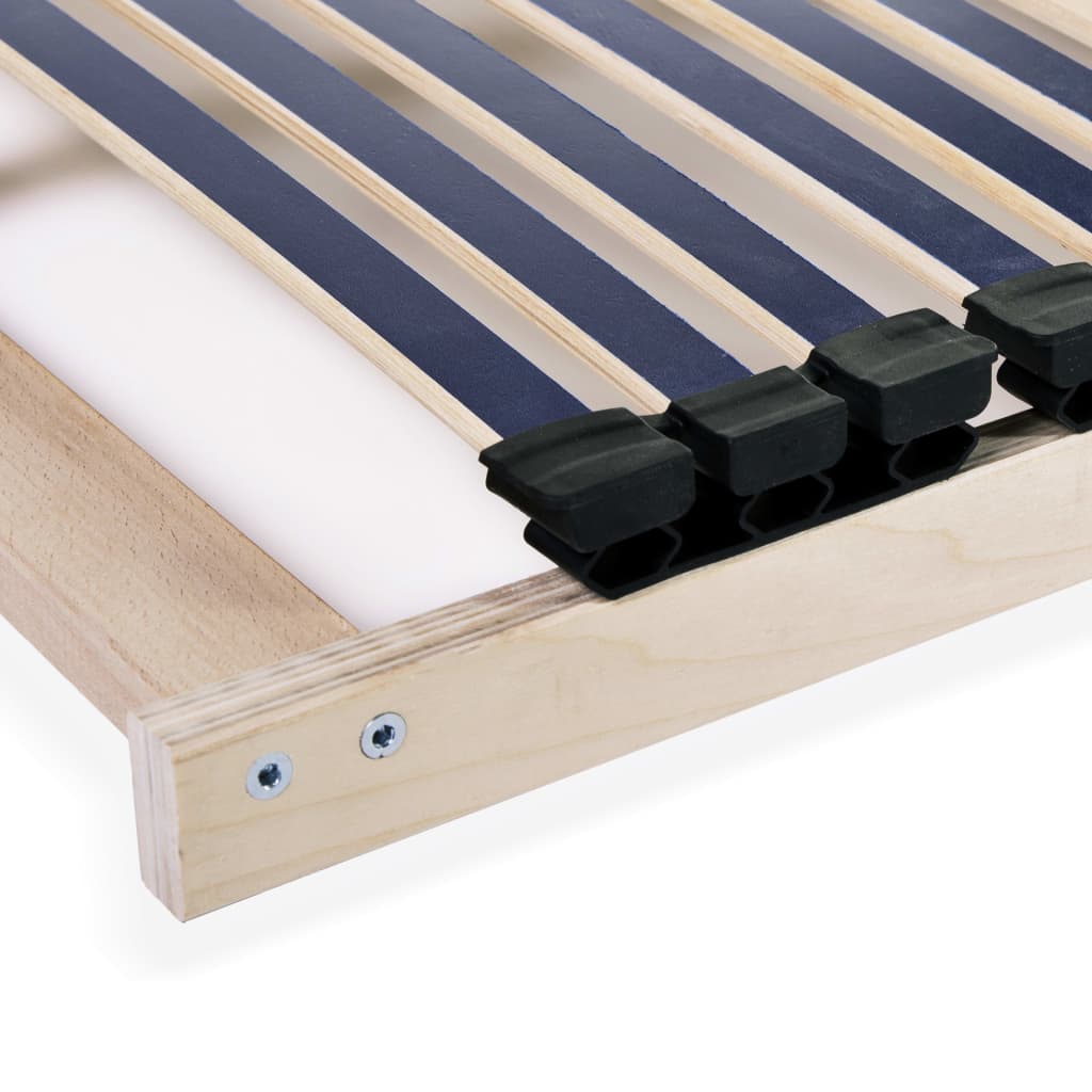 Slatted Bed Base with 42 Slats 7 Zones 120x200 cm