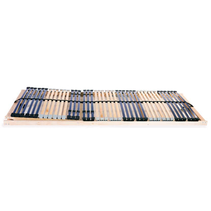 Slatted Bed Base with 42 Slats 7 Zones 90x200 cm