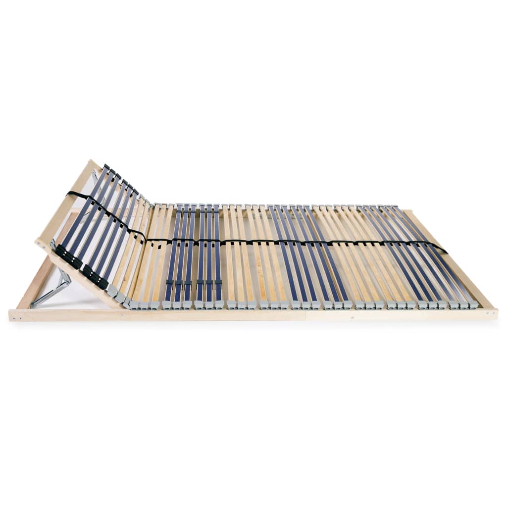 Slatted Bed Base with 42 Slats 7 Zones 120x200 cm