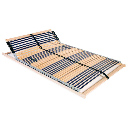 Slatted Bed Base with 42 Slats 7 Zones 140x200 cm