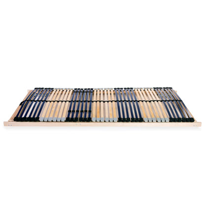 Slatted Bed Base with 42 Slats 7 Zones 80x200 cm