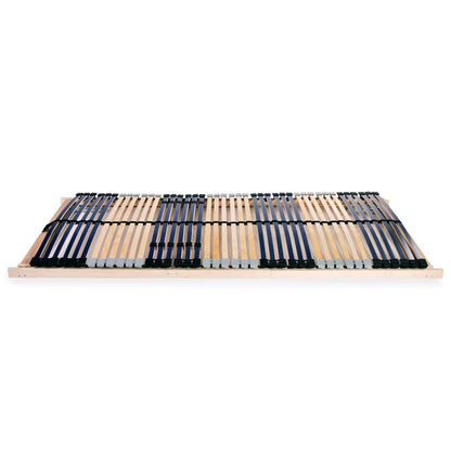 Slatted Bed Base with 42 Slats 7 Zones 90x200 cm