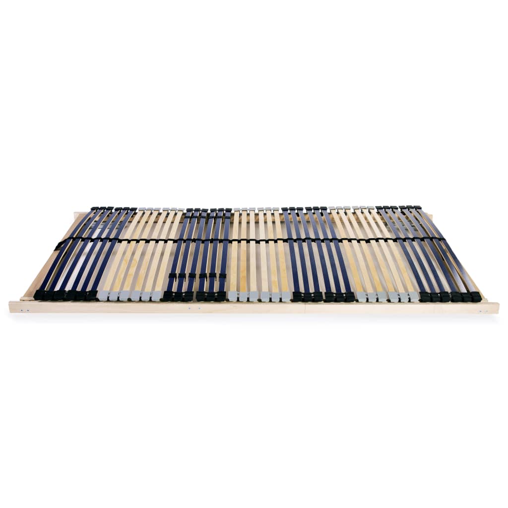 Slatted Bed Base with 42 Slats 7 Zones 100x200 cm