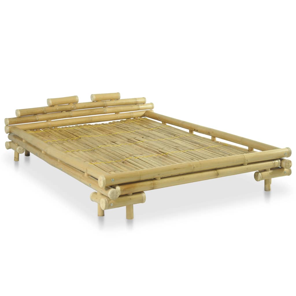 Bed Frame Bamboo 140x200 cm