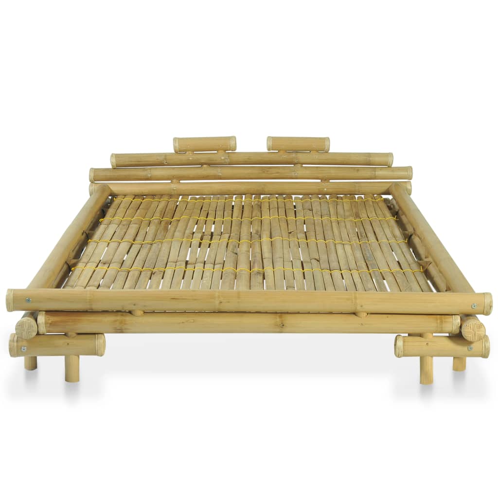 Bed Frame Bamboo 140x200 cm