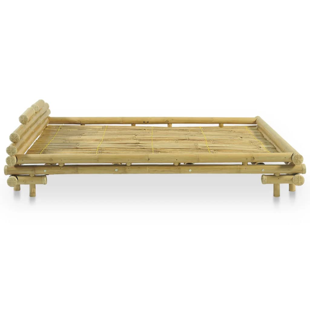 Bed Frame Bamboo 140x200 cm