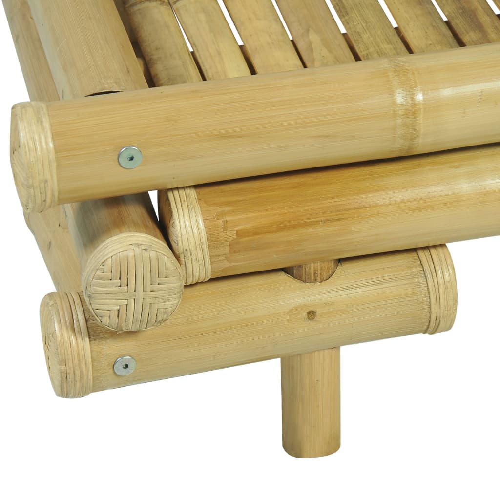 Bed Frame Bamboo 140x200 cm