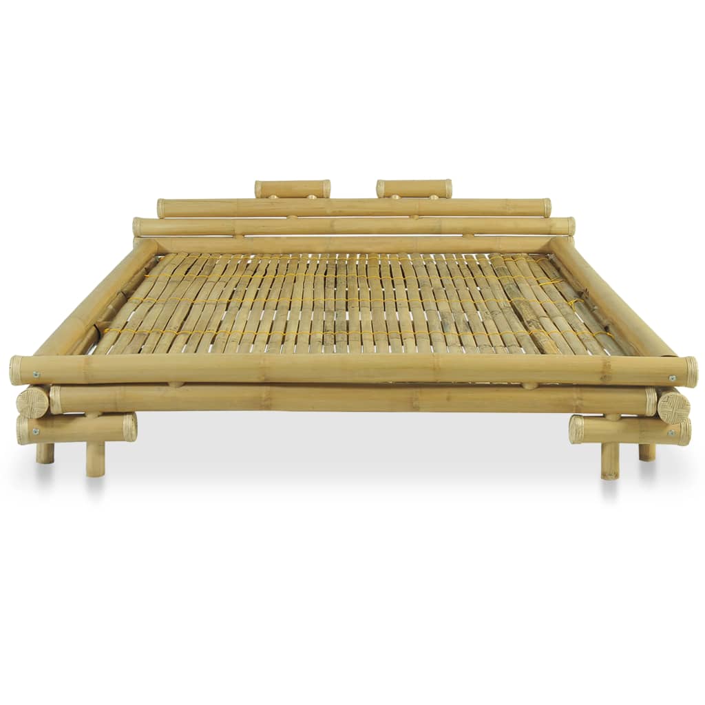 Bed Frame Bamboo 160x200 cm