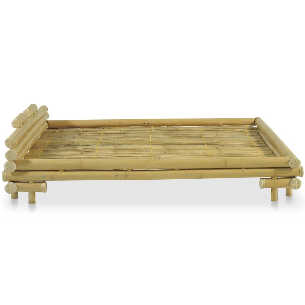 Bed Frame Bamboo 160x200 cm