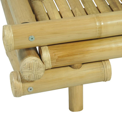 Bed Frame Bamboo 160x200 cm