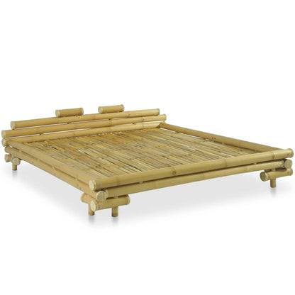 Bed Frame Bamboo 180x200 cm Super King