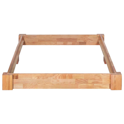 Bed Frame Solid Oak Wood 120x200 cm