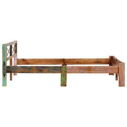 Bed Frame Solid Reclaimed Wood 160x200 cm