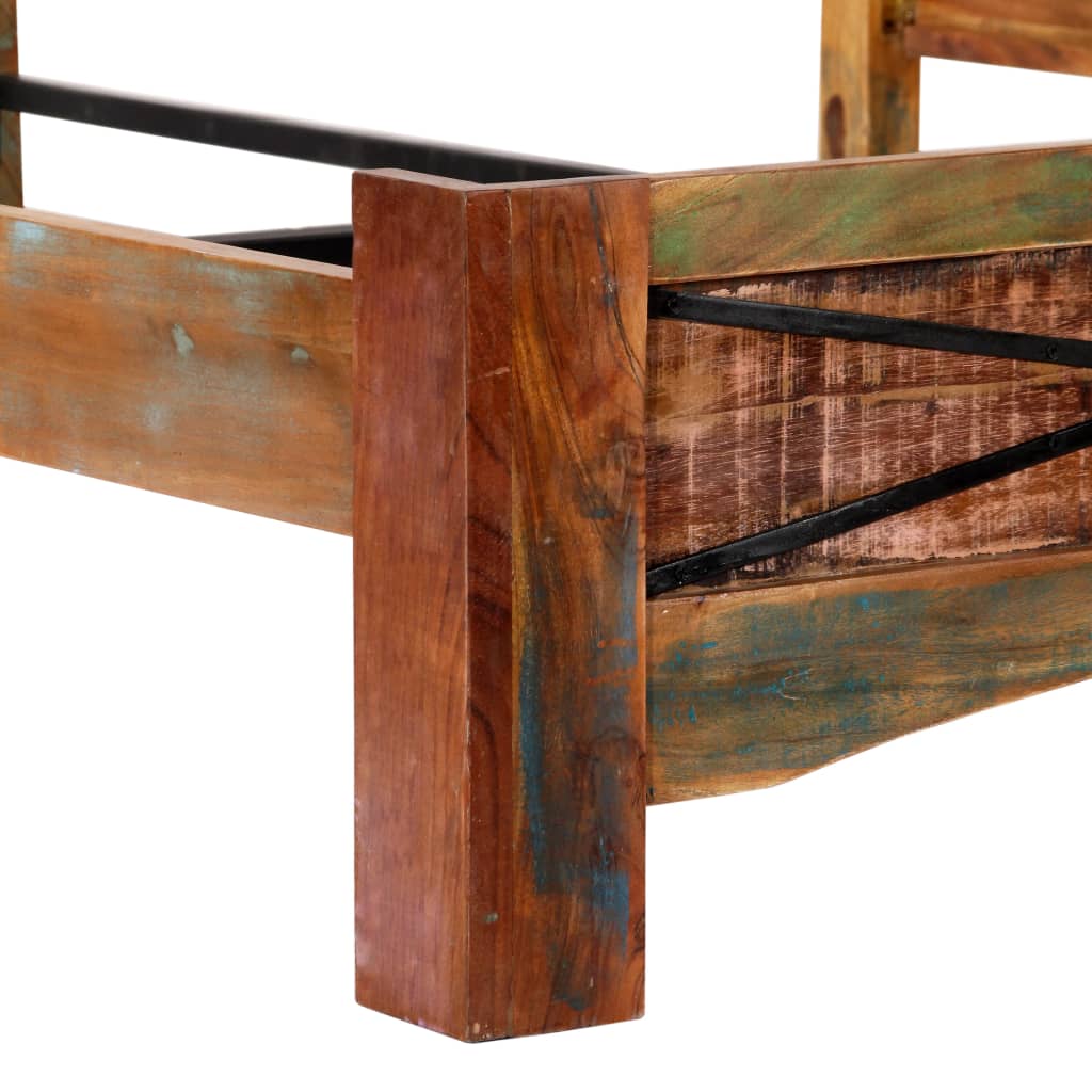 Bed Frame Solid Reclaimed Wood 160x200 cm