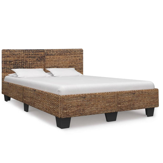 Bed Frame Natural Rattan 160x200 cm