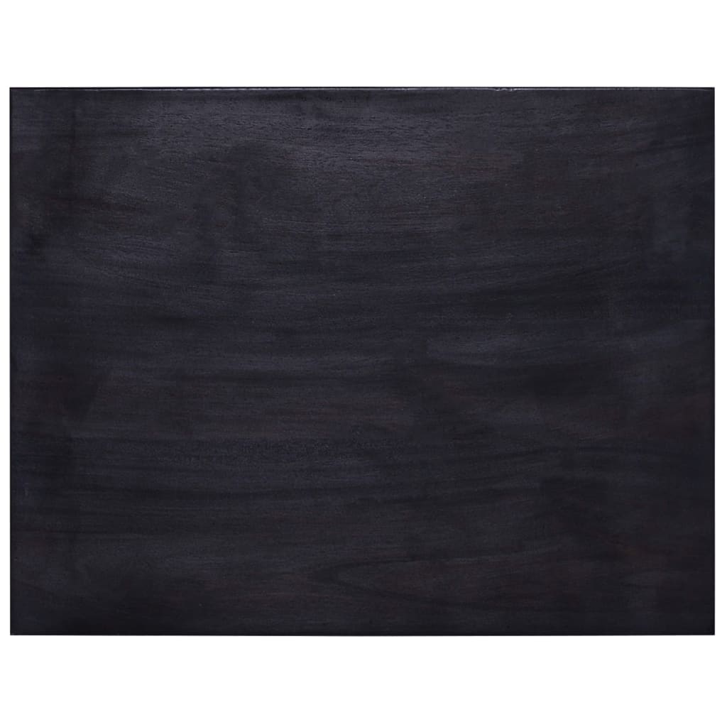 Chest of Drawers Light Black 45x35x100 cm Solid Wood Mahogany
