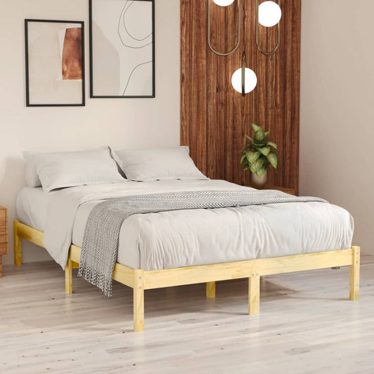 Bed Frame Solid Wood 180x200 cm Super King Size