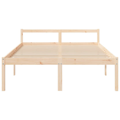 Bed Frame 160x200 cm Solid Wood Pine