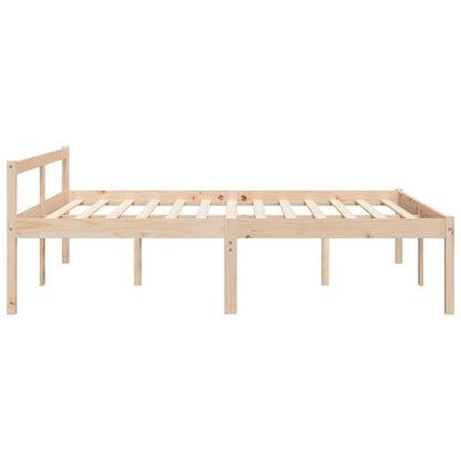 Bed Frame 160x200 cm Solid Wood Pine