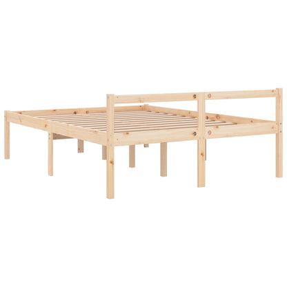 Bed Frame 160x200 cm Solid Wood Pine