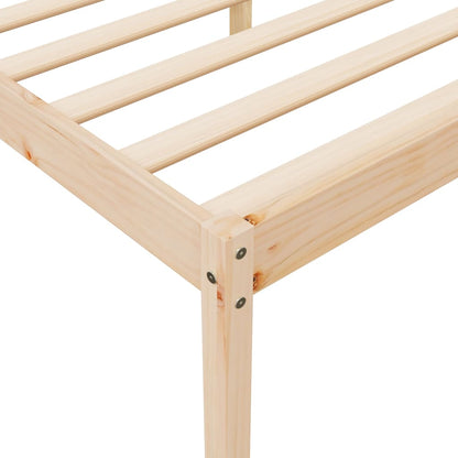 Bed Frame 160x200 cm Solid Wood Pine