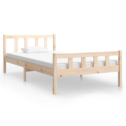 Bed Frame Solid Wood 100x200 cm