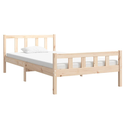 Bed Frame Solid Wood 100x200 cm