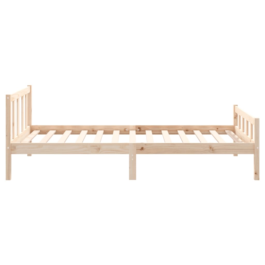 Bed Frame Solid Wood 100x200 cm