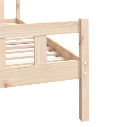 Bed Frame Solid Wood 100x200 cm