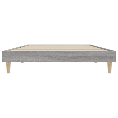 Bed Frame Grey Sonoma 90x200 cm Engineered Wood