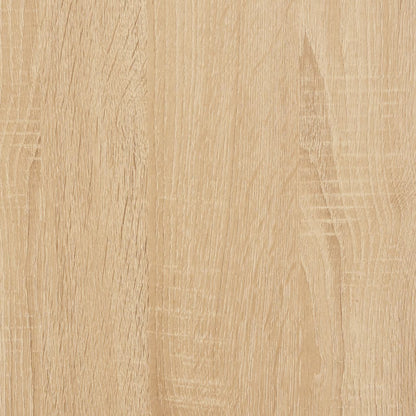 Bed Frame Sonoma Oak 140x190 cm Engineered Wood