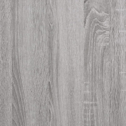 Bed Frame Grey Sonoma 90x190 cm Single Engineered Wood
