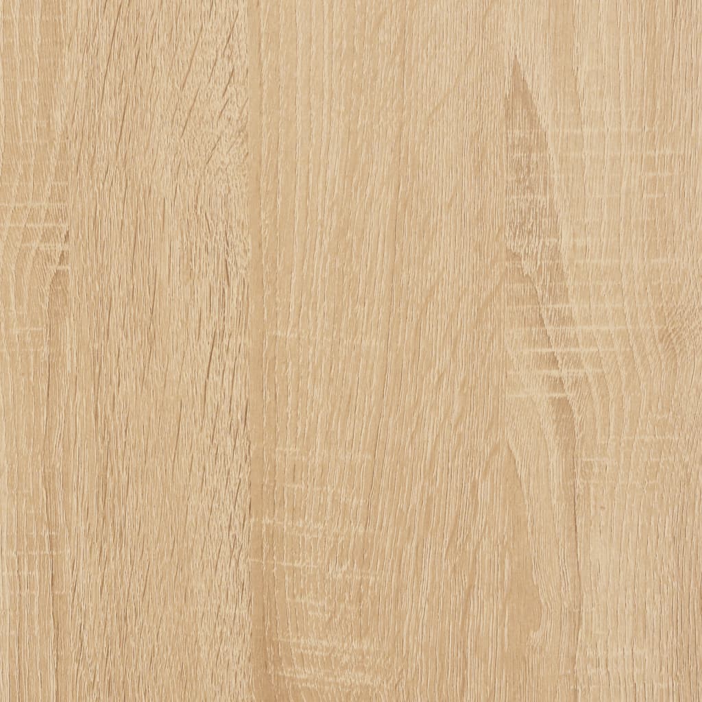 Bed Frame Sonoma Oak 75x190 cm Small Single Engineered Wood