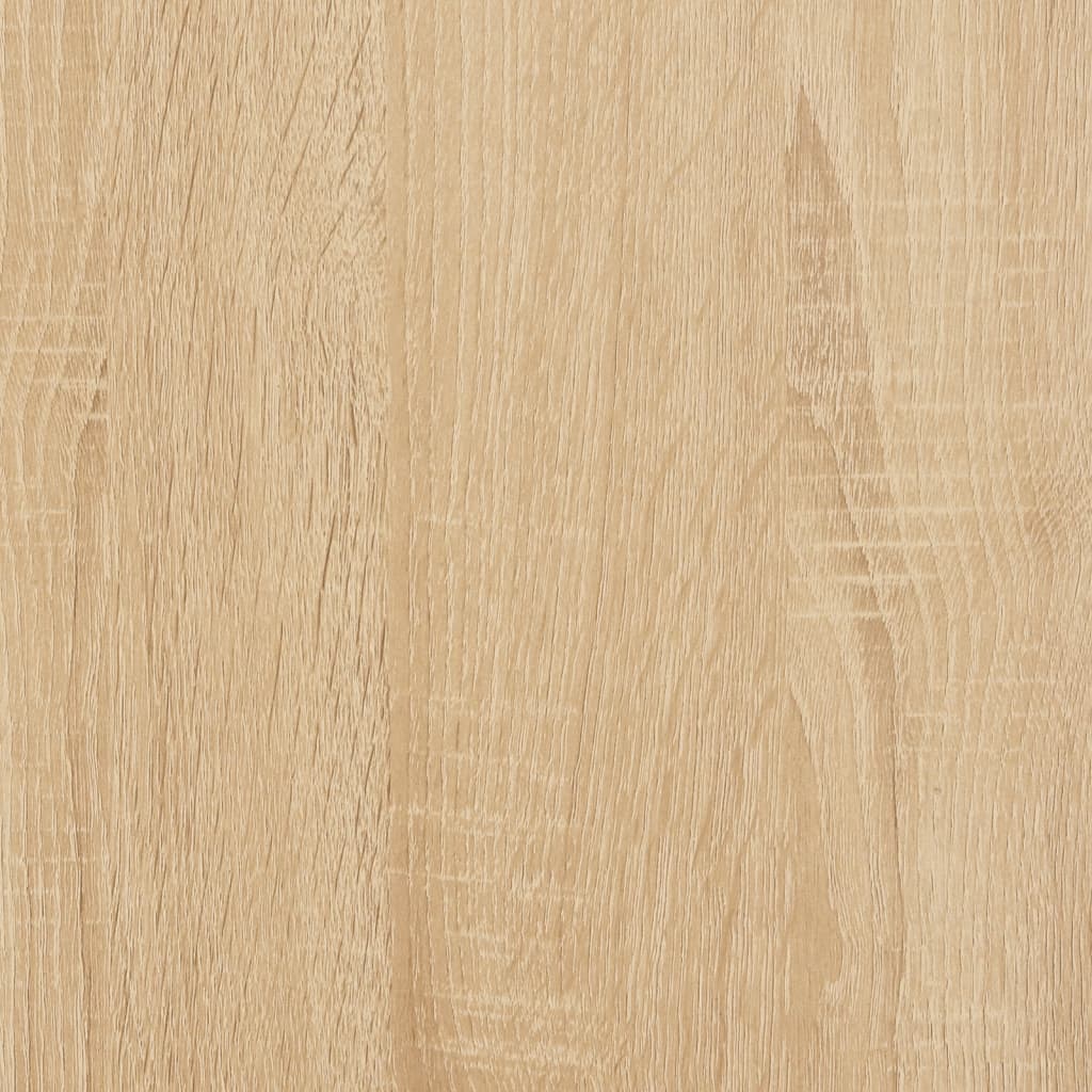 Bed Frame Sonoma Oak 140x200 cm Engineered Wood