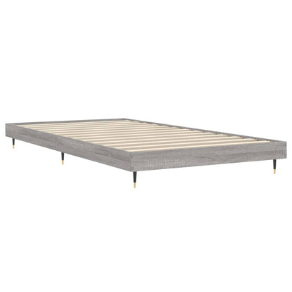 Bed Frame Grey Sonoma 90x200 cm Engineered Wood