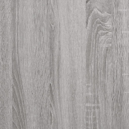 Bed Frame Grey Sonoma 140x190 cm Engineered Wood
