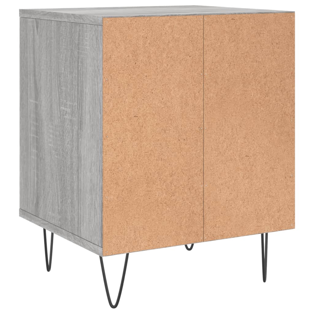 Bedside Cabinets 2 pcs Grey Sonoma 40x35x50 cm Engineered Wood