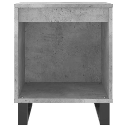 Bedside Cabinets 2 pcs Concrete Grey 40x35x50 cm Engineered Wood