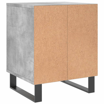 Bedside Cabinets 2 pcs Concrete Grey 40x35x50 cm Engineered Wood