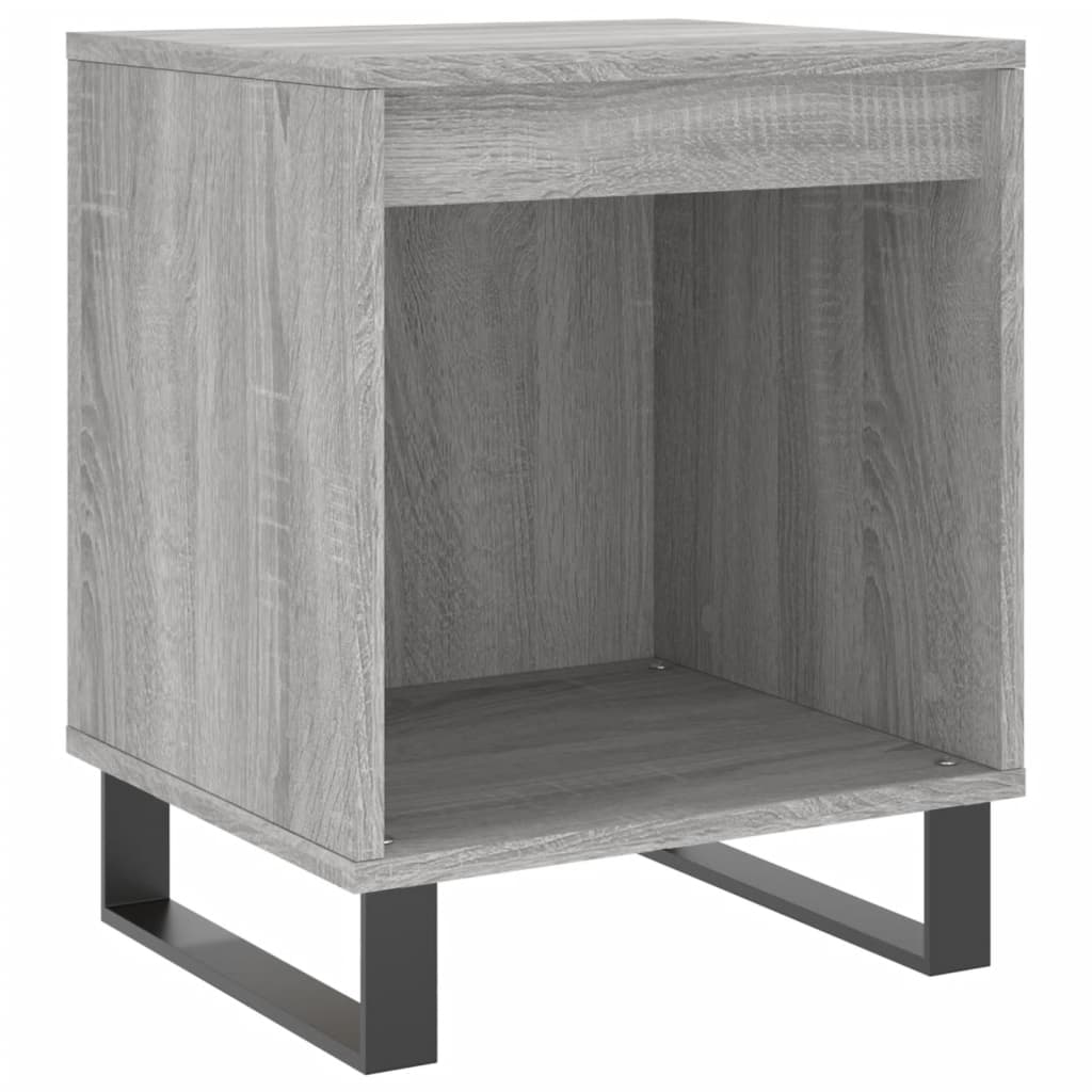 Bedside Cabinet Grey Sonoma 40x35x50 cm Engineered Wood