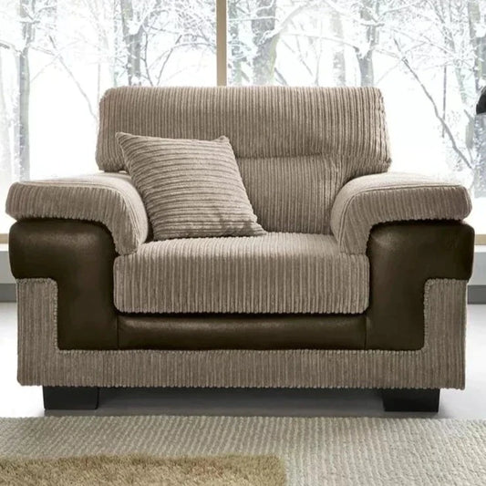 Samson Corded Fabric Armchair