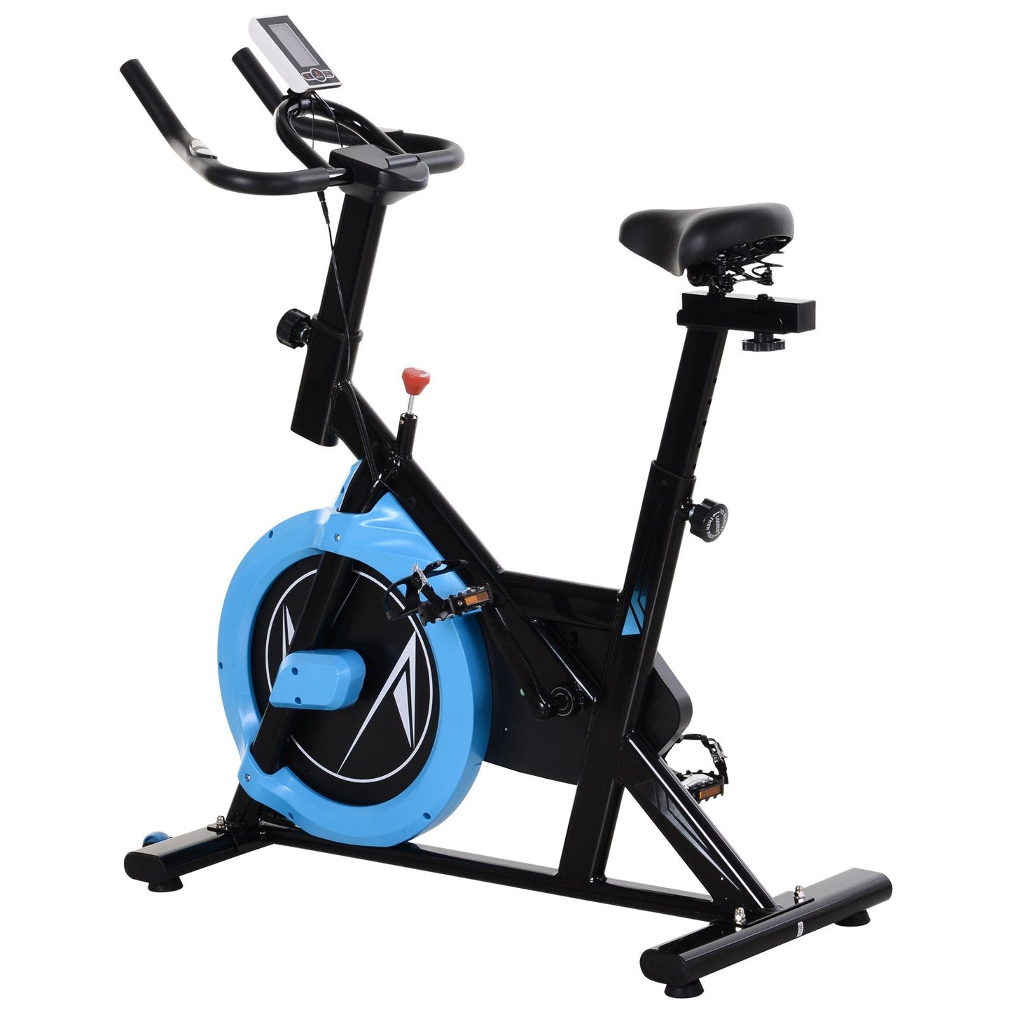 Upright Stationary Exercise Bike Belt Drive Home Gym Indoor Cycling with LCD Monitor