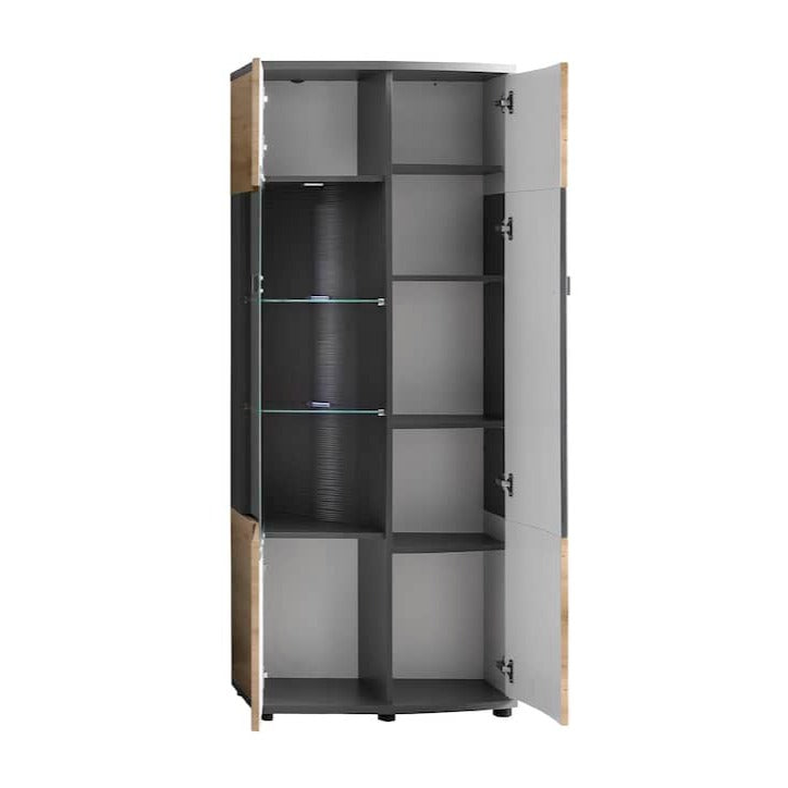 Dera 32 Tall Display Cabinet 70cm