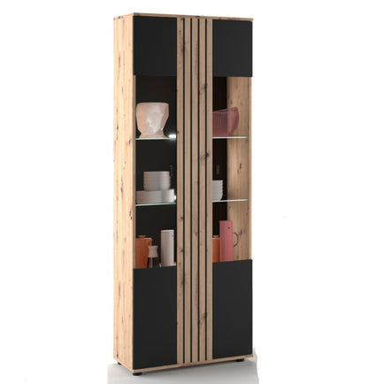 Solea 12 Tall Display Cabinet 72cm