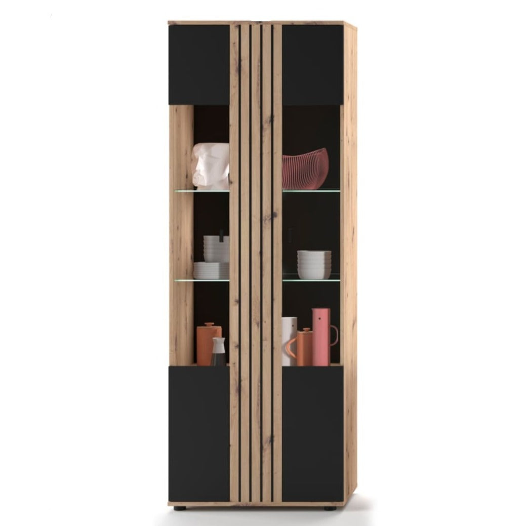 Solea 12 Tall Display Cabinet 72cm