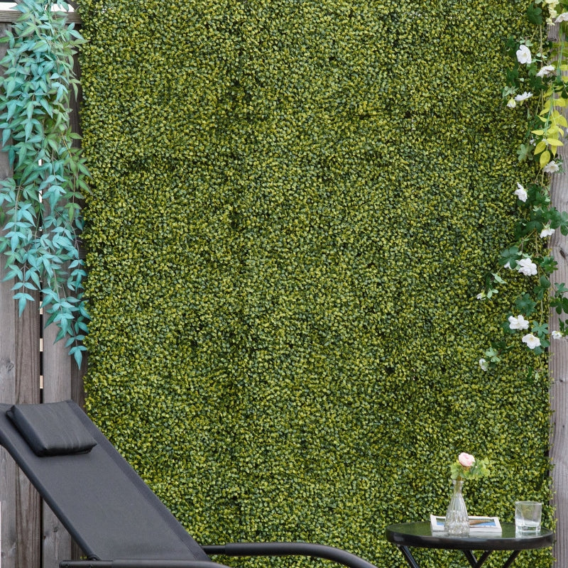 12PCS  Artificial Boxwood Wall Panel