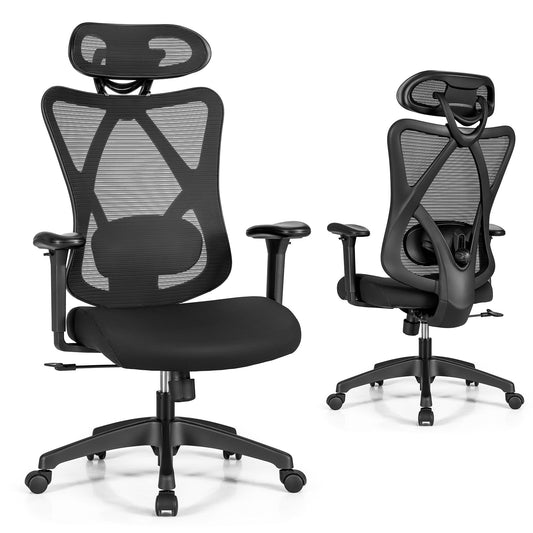 Ergonomic Office Chair with Adjustable Lumbar Support