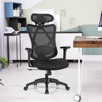 Ergonomic Office Chair with Adjustable Lumbar Support