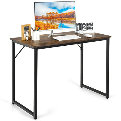 100x50x75cm Wooden Computer Desk for Home Office Bedroom